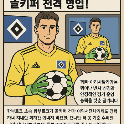 함부르크, 케파 아리사발라가선수 영입 공식 발표